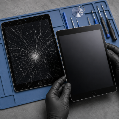 Service Layar iPad Pecah
